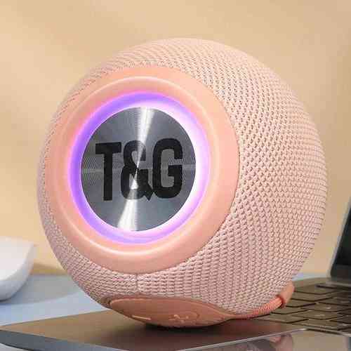 Колонка портативная Bluetooth T&G TG337 pink розовая Київ