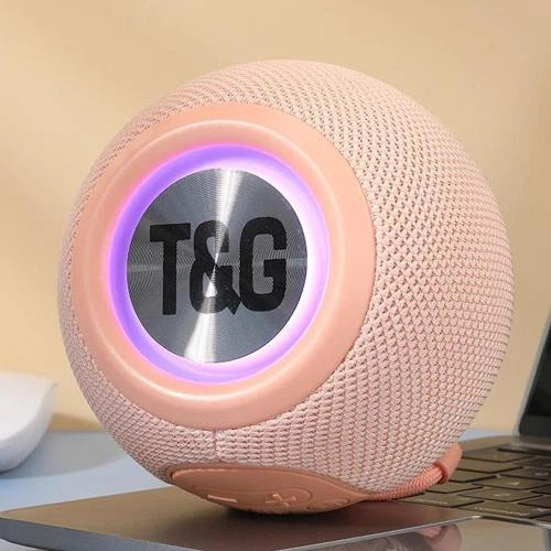 Колонка портативная Bluetooth T&G TG337 pink розовая Київ - зображення 2
