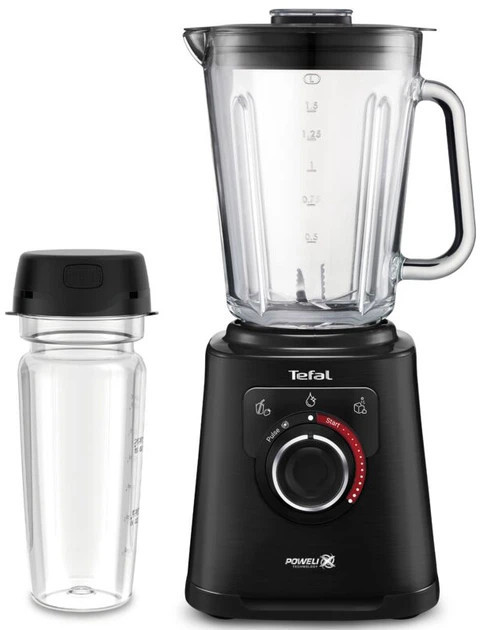 Блендер стационарный Tefal BL87G831 1200 Вт черный Київ - зображення 2
