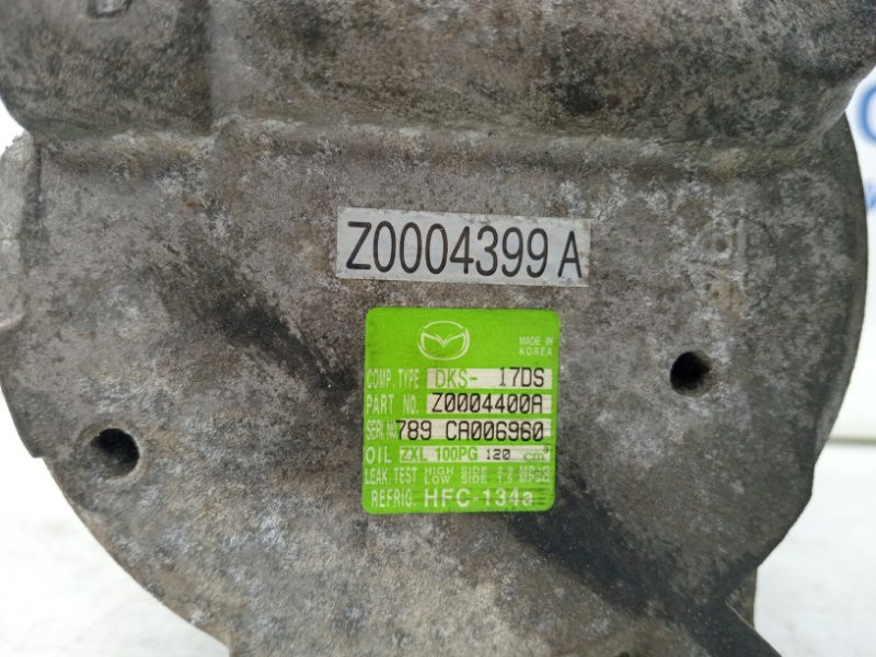 Компрессор кондиционера Mazda 6 2007-2013 Z0004400A (Арт. 60875) Киев - изображение 7