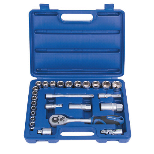 Набор головок с трещоткой 3/8" 27 ед. СТАНДАРТ ST-3827 Харків - зображення 2