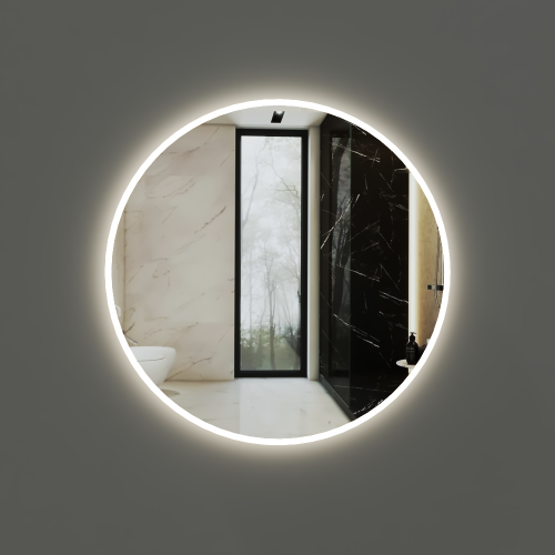 Дзеркало з LED підсвічуванням Д-600 мм. Киев - изображение 1