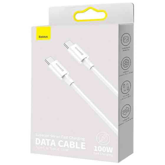 Дата кабель Baseus Superior Series Fast Charging Type-C to Type-C PD 100W (1m) (CATYS-B) Херсон