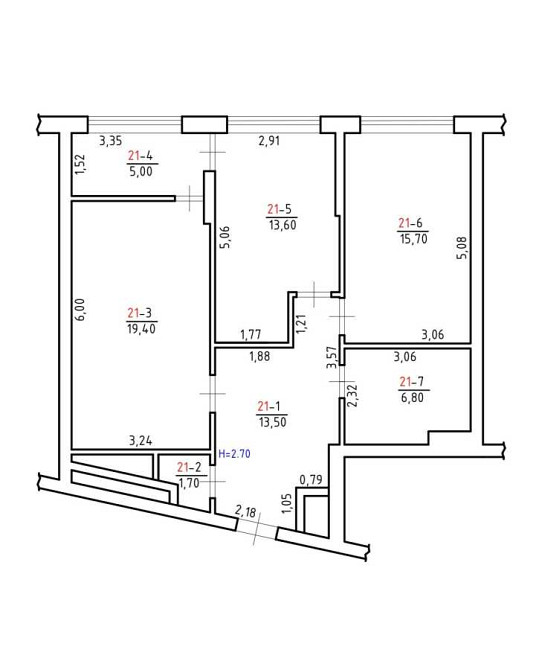 продажа 2-к квартира Киев, Дарницкий, 107000 $ Київ - зображення 2