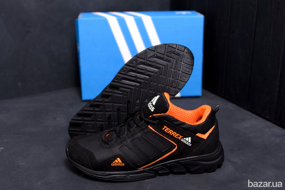 Мужские кожаные кроссовки Ads Terrex  Orange Київ - зображення 7