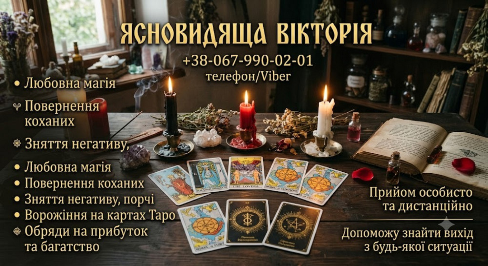 Екстрасенс Чернівці. Ворожіння на картах Таро, повернення чоловіка, відкриття грошового каналу. Чернігів - зображення 1