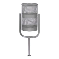 Урна металлическая стационарная U-обр. 38л Київ