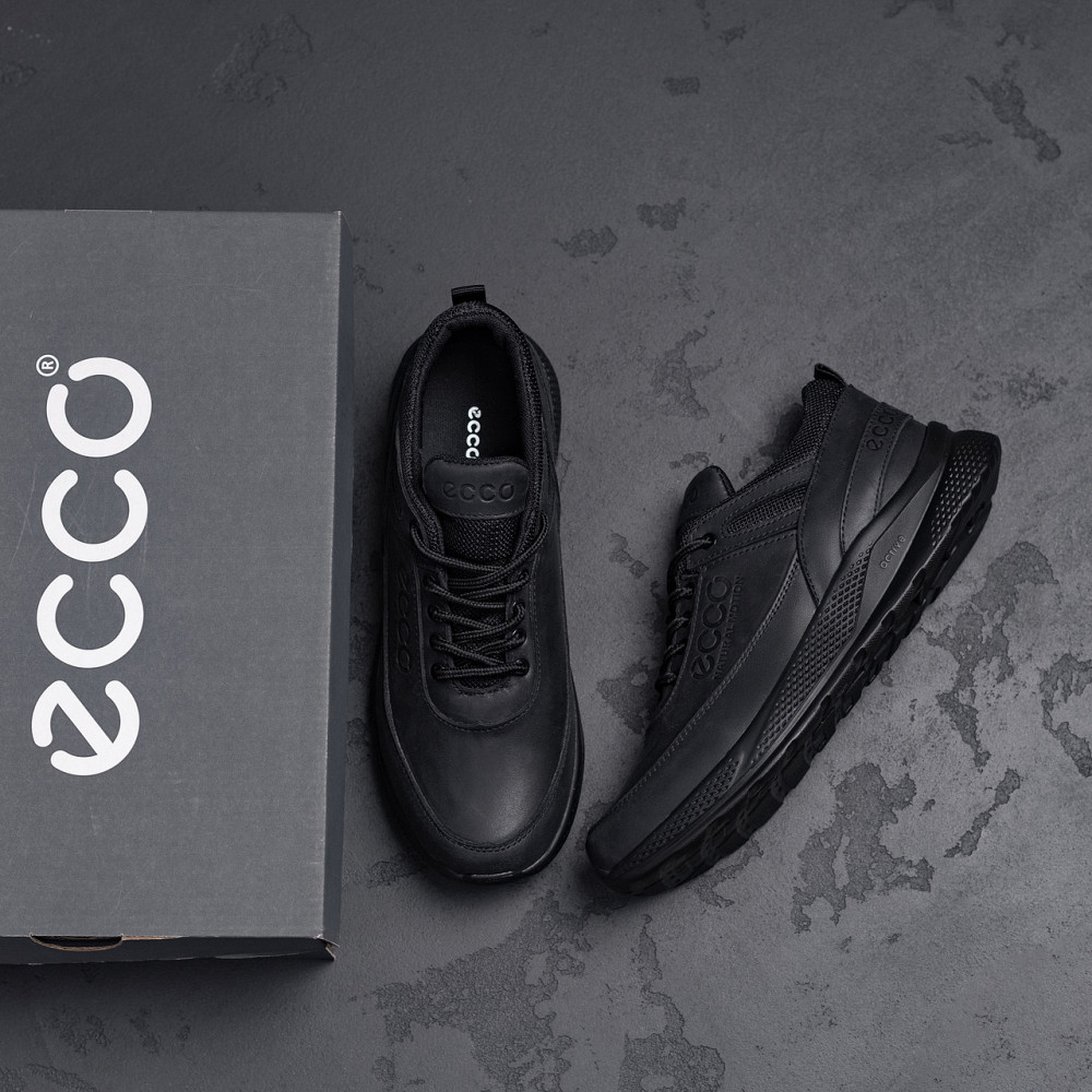 Мужские кожаные кроссовки  Е-series Natural Motion Black Киев - изображение 9