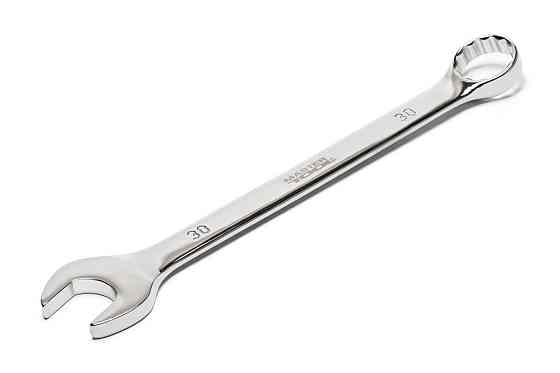 Ключ комбинированный MASTERTOOL 30 мм 31CrV3 DIN 3113 SS 71-1030 Харків