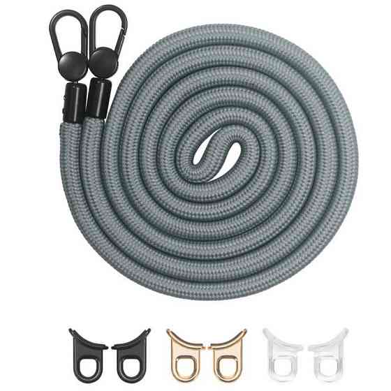 Чехол TPU Transparent with Straps для Apple iPhone 12 Pro Max (6.7") Херсон