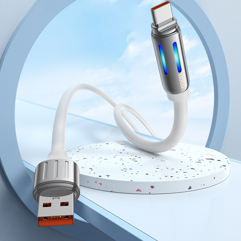 Дата кабель Hoco U136 Prize USB to Type-C 5A (1.2m) Херсон - изображение 4