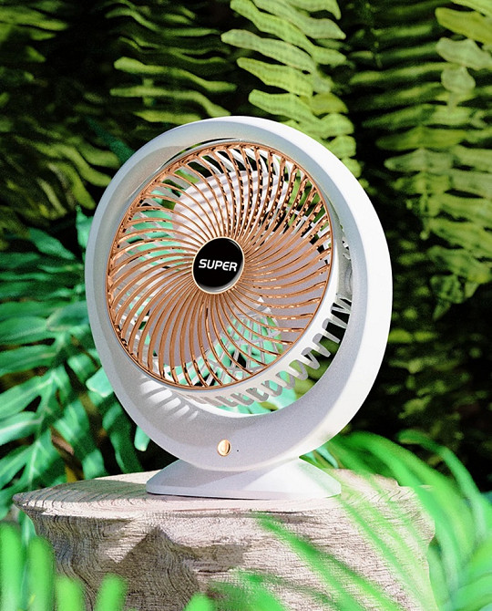 Вентилятор настольний с поворотом 180° 19128 4.5 Вт белый Киев - изображение 10