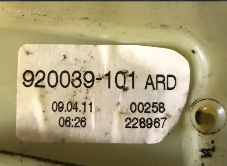 Бу стеклоподъемник Renault Megane 3 827200008R, 920039-101, задней правой двери. Кропивницький - зображення 2