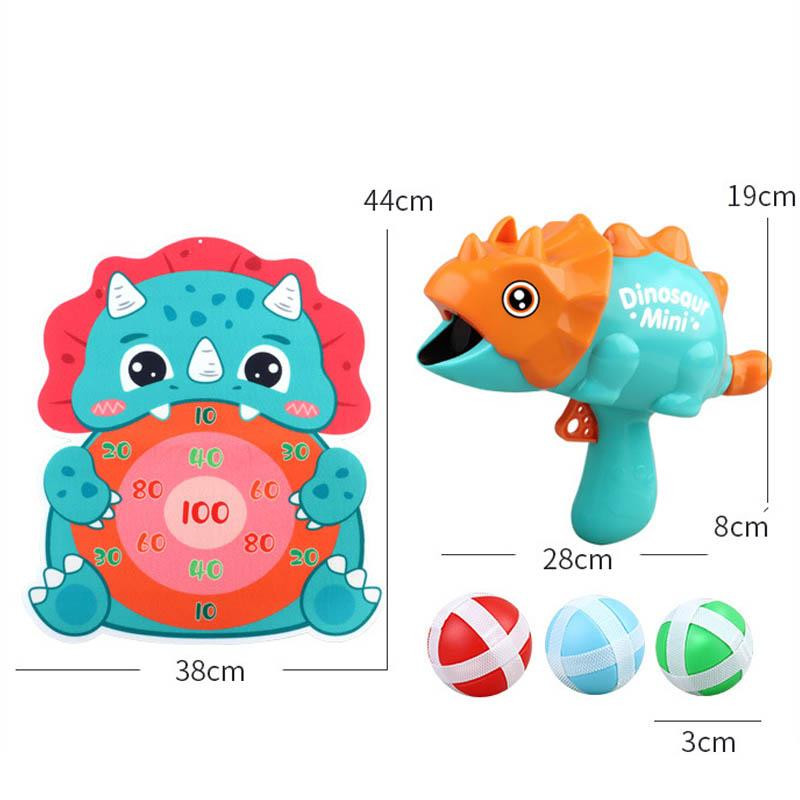 Уценка Интерактивная игра Dinosaur Athletics Gun на липучках + мишень Херсон - зображення 2