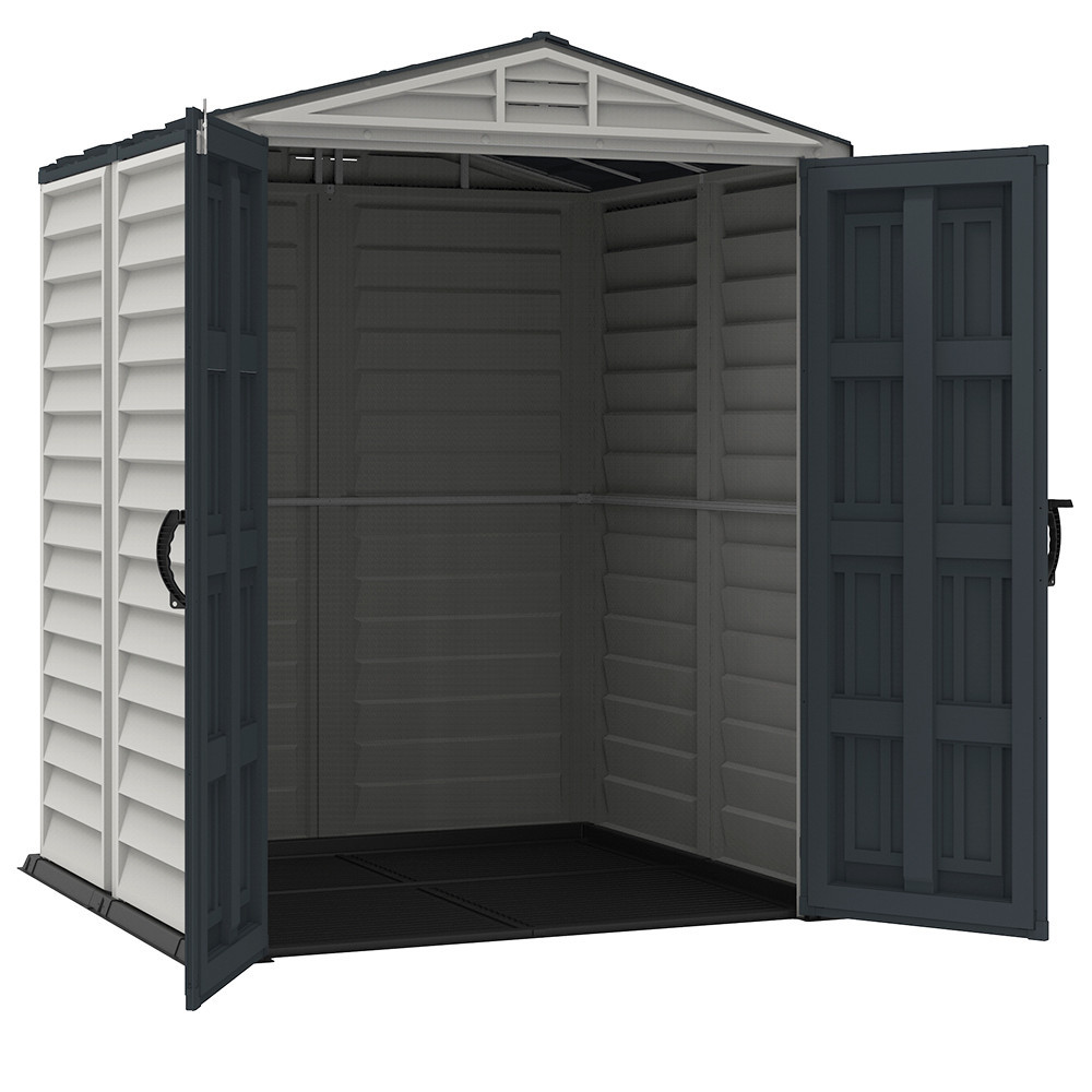 Сарай пластиковый YardMate 171x171x210 см темно-серый Киев - изображение 6