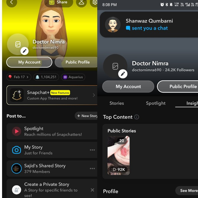 Аккаунт Snapchat с snapscore 1 млн и 33k подписчиков Київ - зображення 1