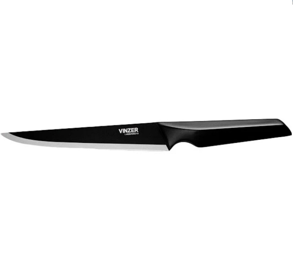 Ніж для м'яса Vinzer Geometry Nero Line VZ-50303 20,3 см Київ - зображення 1