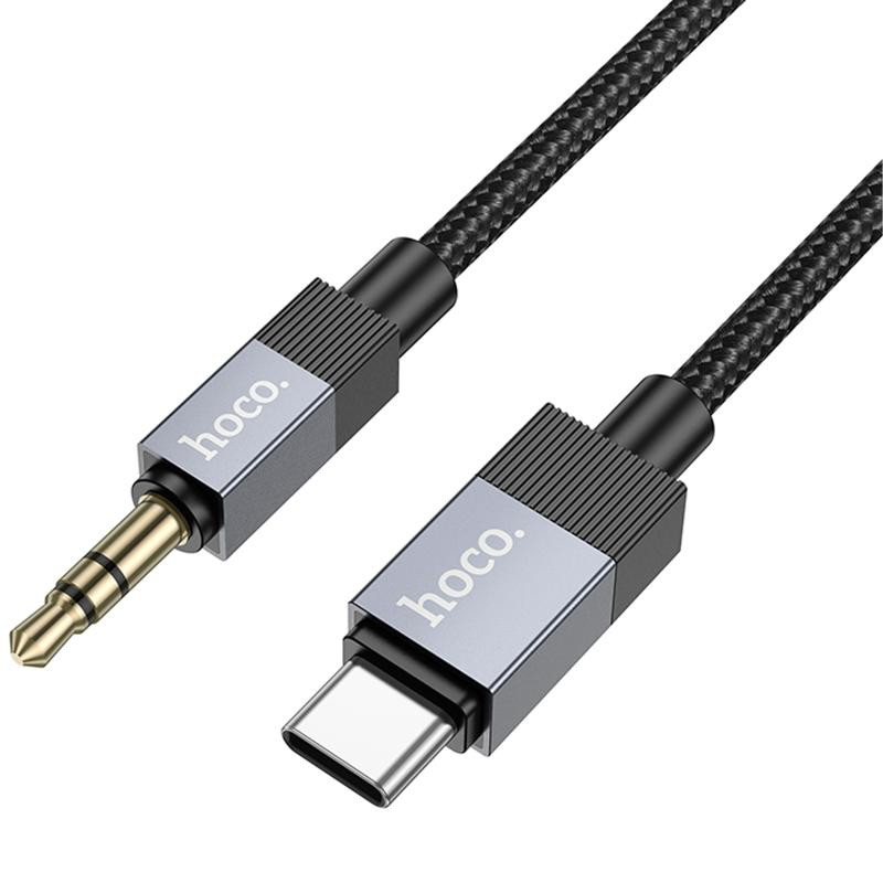 Аудио кабель Aux Hoco UPA32B Clever digital (Type-C to AUX 3.5mm) (1m) Херсон - зображення 2