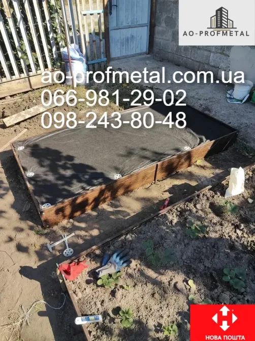 Грядка з полимерним покрытием. Київ - зображення 4