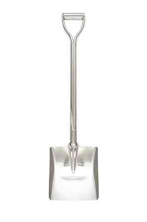 Лопата совковая MASTERTOOL 255х303х970 мм из нержавеющей стали с ручкой и держаком 14-6275 Харьков