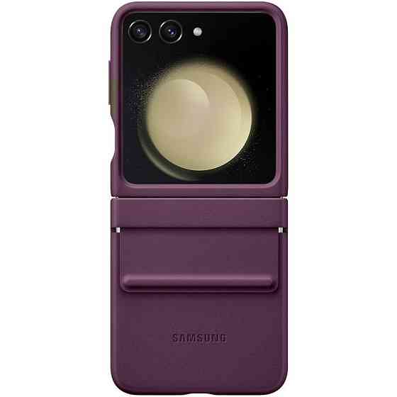 Кожаный чехол Leather Case (AAA) для Samsung Galaxy Z Flip5 Херсон