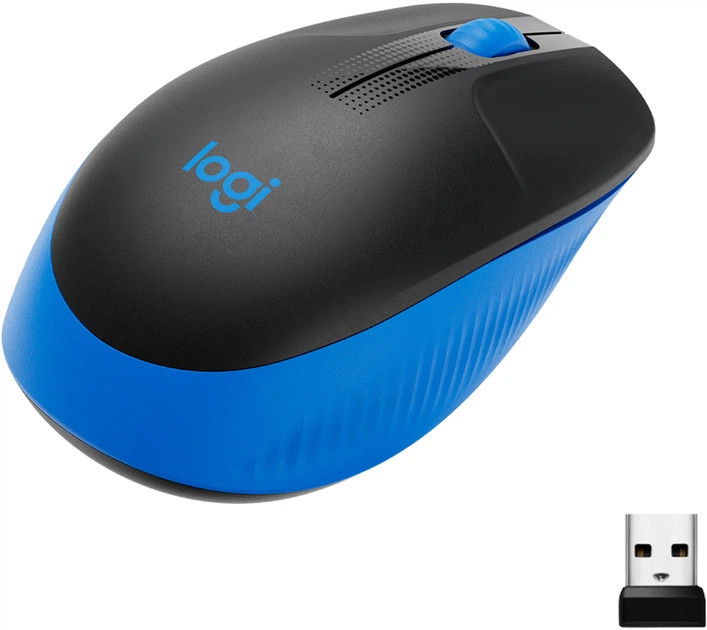 Мышь компьютерная безпроводная Logitech M190 Wireless Blue L910-005907 синяя Киев - изображение 4