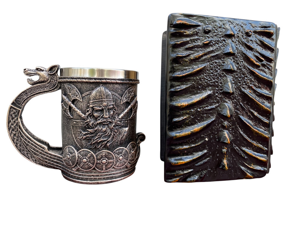 Подарочный набор Кружка 3 Корабль викингов и Блокнот 3 «Жар Сердца Дракона» Київ - зображення 2