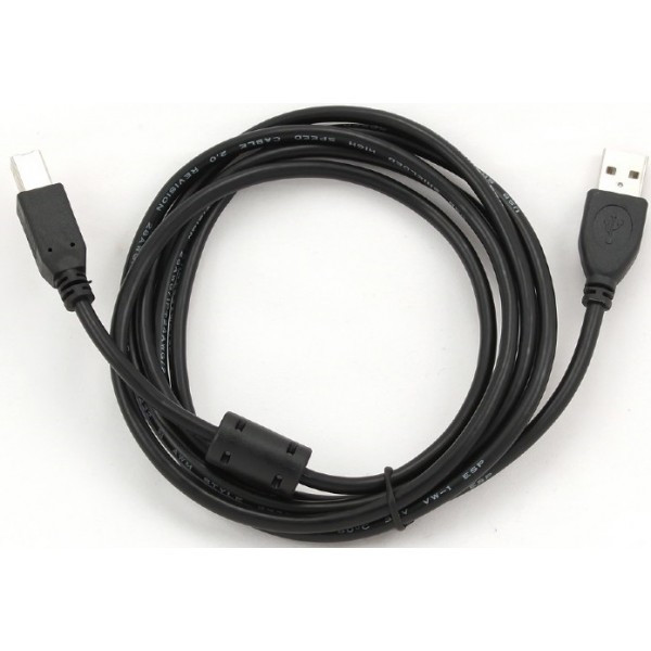Кабель для принтера Cablexpert USB to USB Type-B V 2.0 (M/M) AM/BM 1.8 м Ф. Чорний (CCF-USB2-AMBM-6) Харьков - изображение 3