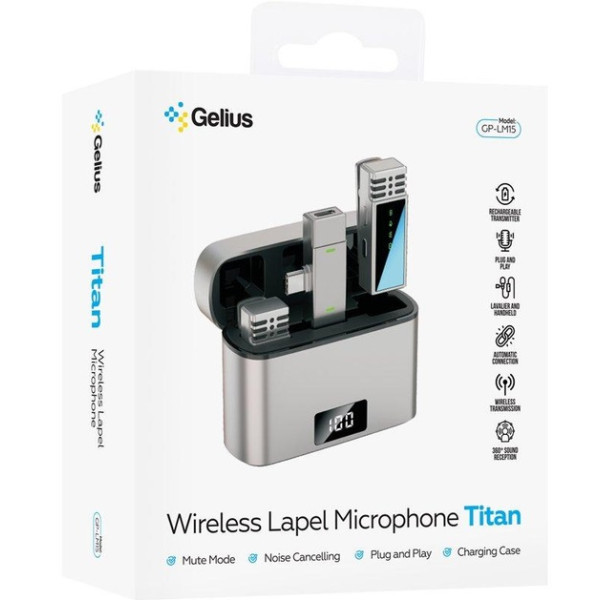 Мікрофон Gelius GP-LM15 Type-C Titan (Код товару:41479) Харків - зображення 5