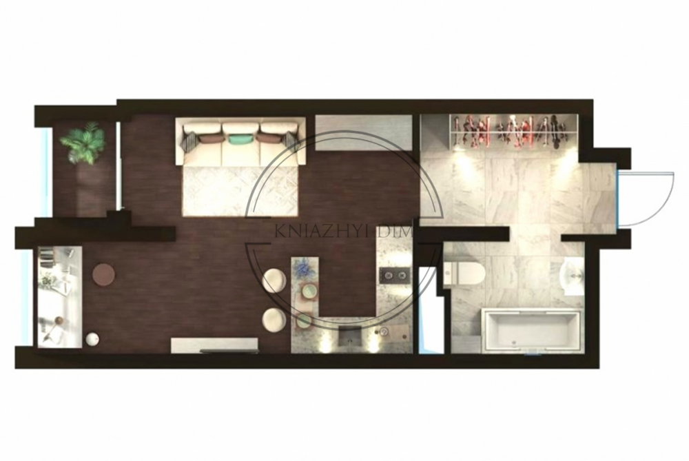 Продаж однокімнатна квартира в ЖК Elyseum. м. Політехнічний Інститут, Лук'янлівка. Код:2114534 Киев - изображение 1