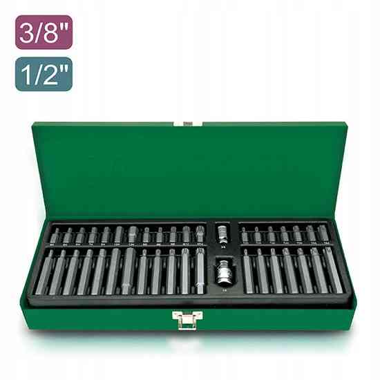 Набор бит TOPTUL 10мм HEX,TORX,SPLINE 40ед. GAAD4002 Харьков