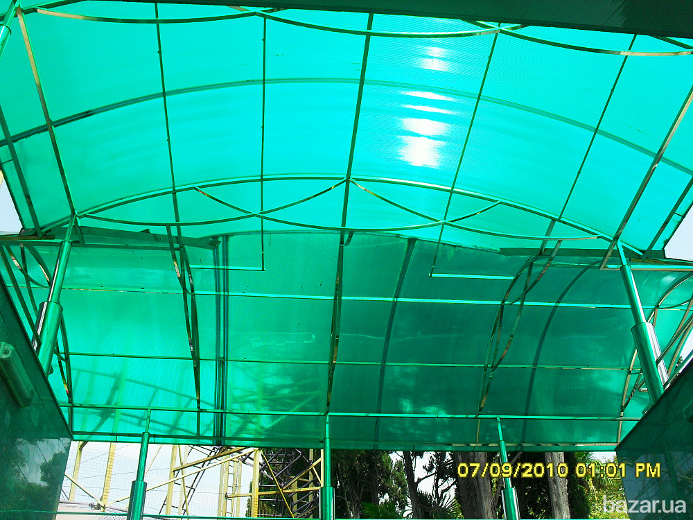 Сотовый поликарбонат Polygal PolyShade green(Израиль) Харьков - изображение 4