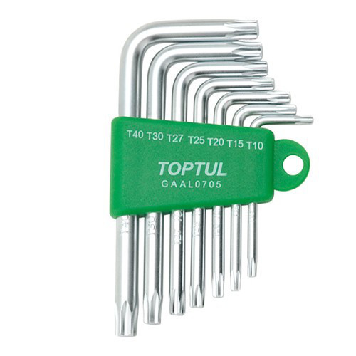 Набор ключей TORX Г-обр. TOPTUL T10-T40 7ед. GAAL0705 Харків - зображення 1