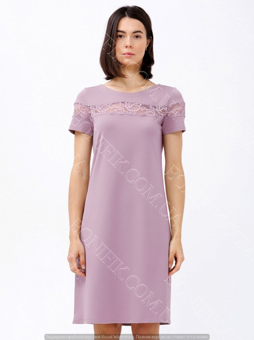 Женская ночная сорочка с кружевом "Amalia" (16177) (арт. 1370) Кривий Ріг - зображення 1