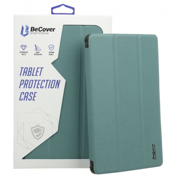 Чехол-книжка Becover Smart для Samsung Tab A8 2021 10.5 X200/X205 Dark Green Харків - зображення 1