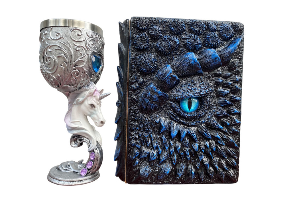 Подарочный набор Бокал 3D Единорог и Блокнот 3D «Книга Теней и Глубин» Київ - зображення 1