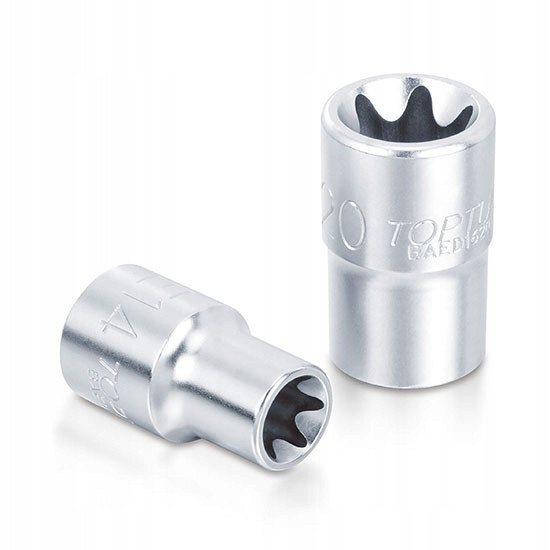 Набор головок TORX на планке TOPTUL 1/4"-1/2" E4-E24 14ед. GAAR1402 Харків - зображення 3