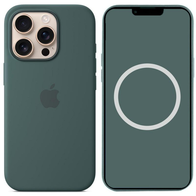 Чехол Silicone case (AAA) with Magsafe and Animation для Apple iPhone 16 Pro Max (6.9") Херсон - зображення 4
