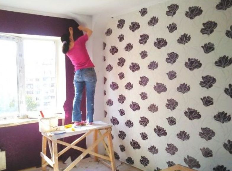 Поклейка обоев в Киеве и пригороде Киев - изображение 1