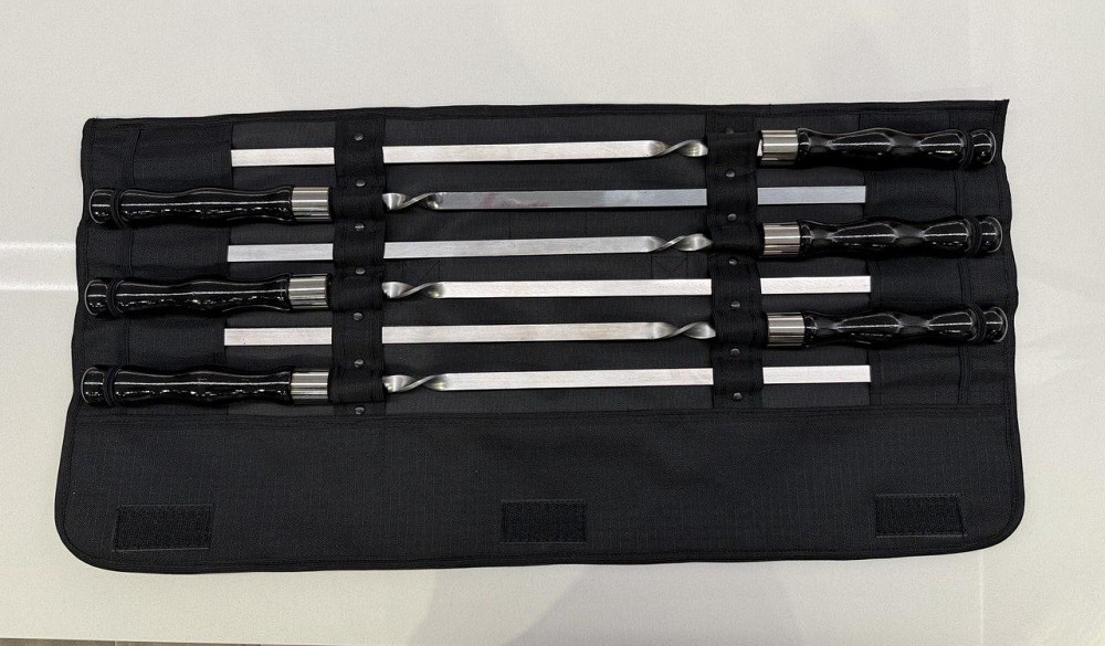 Набор шампуров в чехле Smoke House Харків - зображення 1
