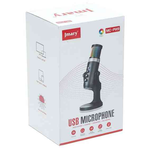 Микрофон конденсаторный для гейминга JMARY MC-PW9 Херсон