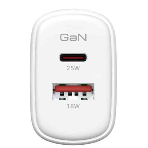 Зарядний пристрій ArmorStandart AR-T252WEU 25W GaN Type-C+USB White (ARM89532) Харків