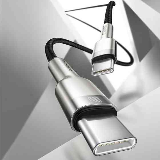 Дата кабель Baseus Cafule Series Metal Type-C to Type-C 100W (2m) (CATJK-D) Херсон