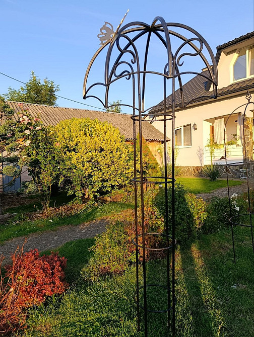 Кована підставка для квітів Металевий декор у вигляді кованої парасолі Івано-Франківськ - зображення 2