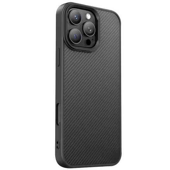 TPU чехол Carbon Protective with Magsafe для Apple iPhone 16 Pro (6.3") Херсон