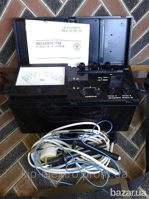 Мегаомметр Ф4102/2-1М (Ф4102/2, Ф-4102/2, Ф 4102/2, Ф4102, Ф-4102, Ф 4102/2-1М, Ф-4102/2-1М) Київ - зображення 1