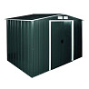 Сарай металлический ECO 262x241x191 см зеленый с белым Киев