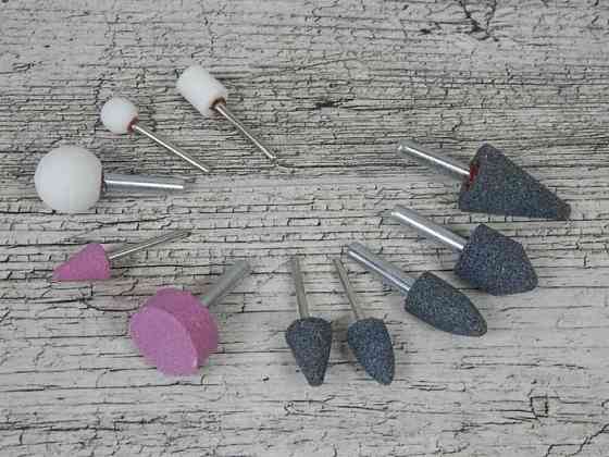 Зачистная пневмомашинка с комплектом шлифовальных камней AIRKRAFT TP-201K Харків