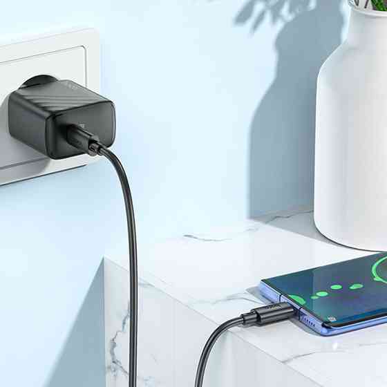 СЗУ Hoco CS22A Value PD30W (1USB-C) + кабель Type-C to Type-C Херсон