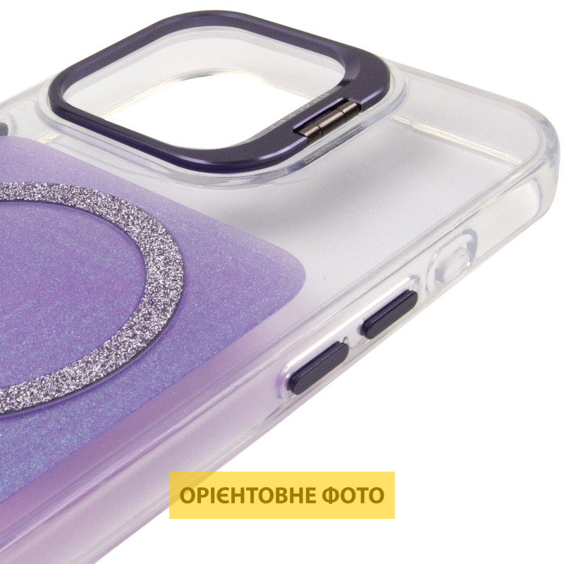 Чехол TPU+PC Jewel Sparkle with Magnetic Fit для Apple iPhone 15 (6.1") Херсон - зображення 4